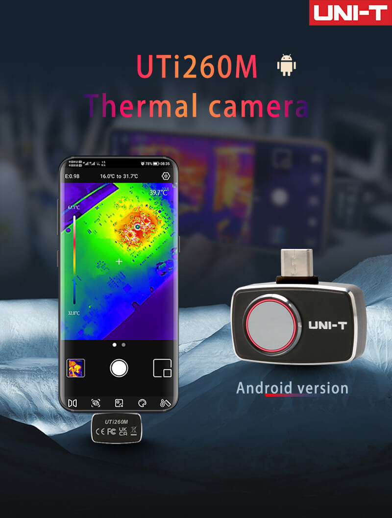 UNI-T UTi260M กล้องถ่ายภาพความ - Thermal Imaging Camera 256X192 บทวิจารณ์และราคา