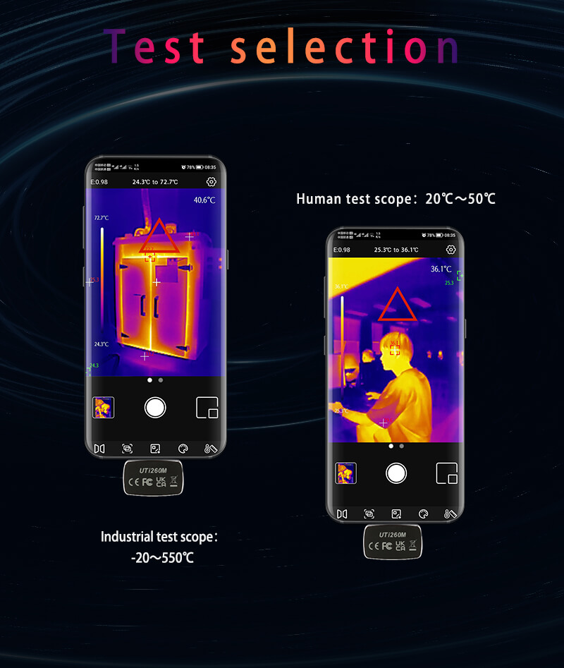 UNI-T UTi260M กล้องถ่ายภาพความ - Thermal Imaging Camera 256X192 บทวิจารณ์และราคา