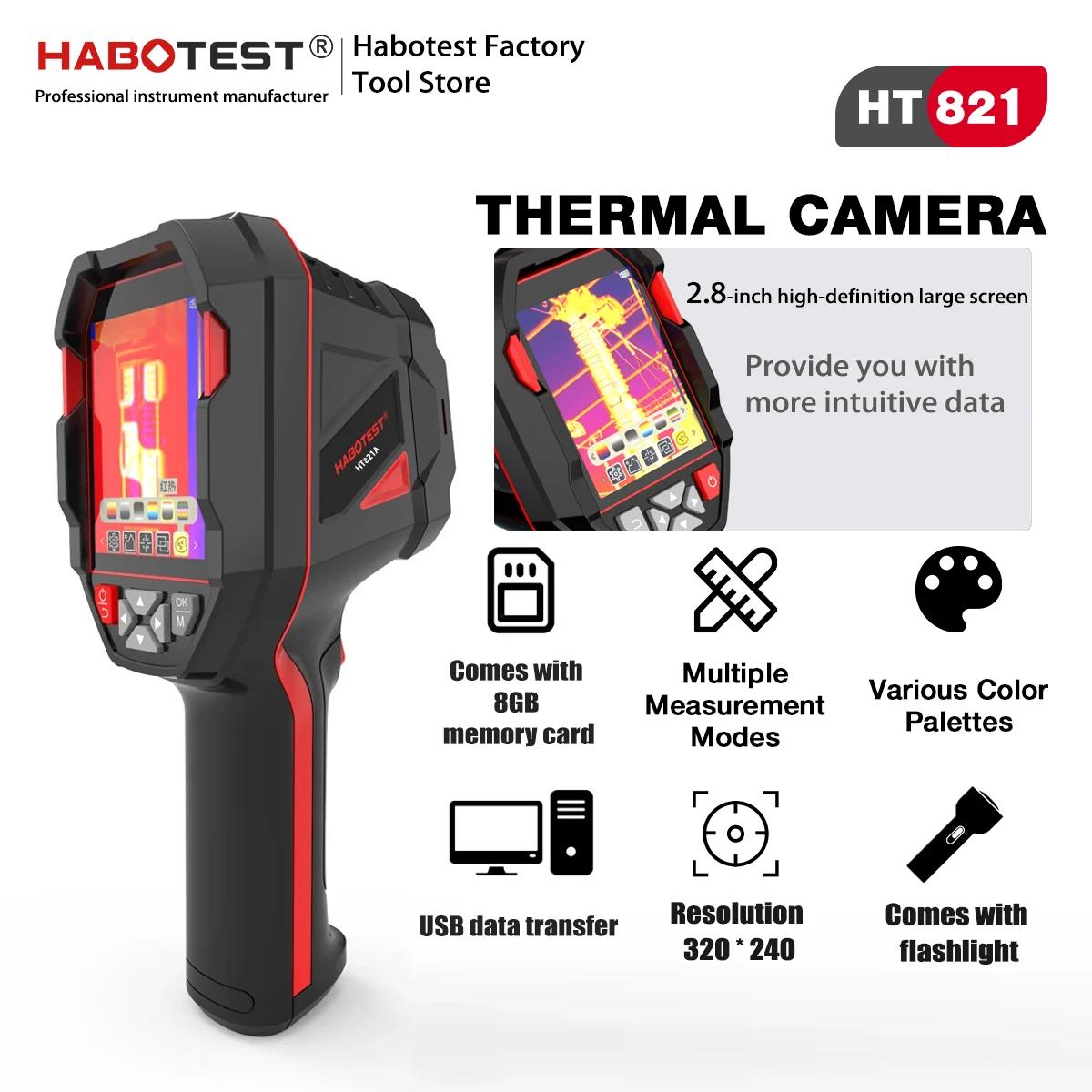 HABOTEST HT821A กล้องความร้อน  - Nf 521 Thermal Imaging Camera บทวิจารณ์และราคา