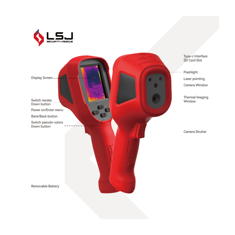 กล้องถ่ายภาพความร้อนแบบพกพา IP - Thermal Imaging Camera 256X192 บทวิจารณ์และราคา