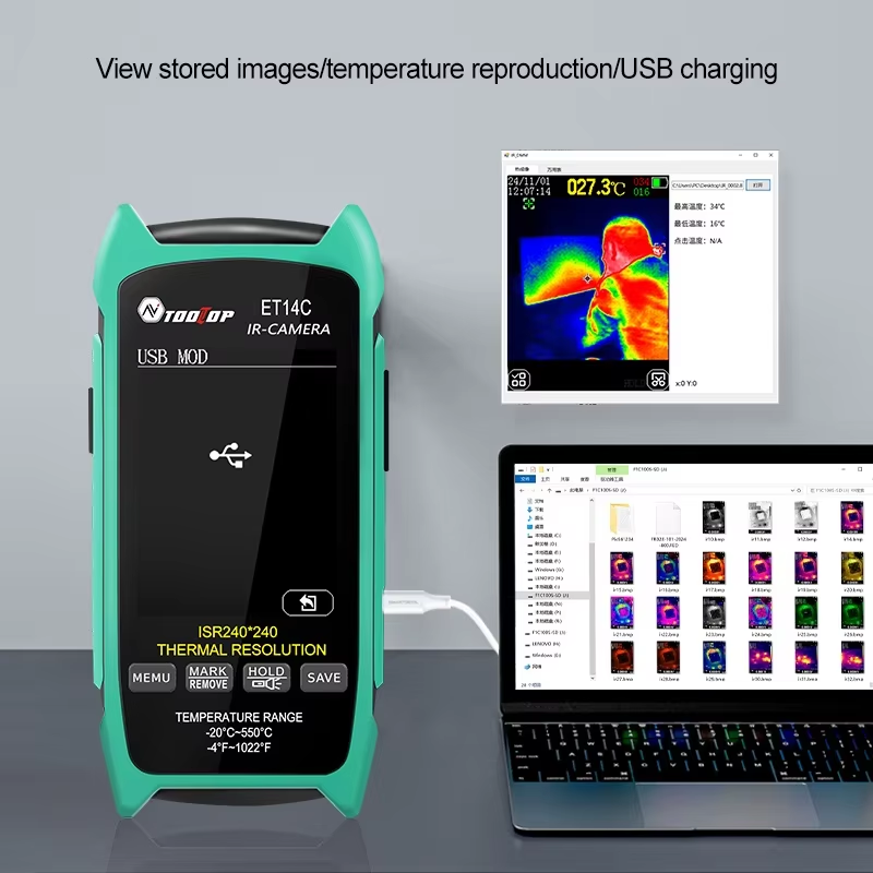 TOOLTOP ET14C 2.8 นิ้ว Thermal - Nf 521 Thermal Imaging Camera บทวิจารณ์และราคา